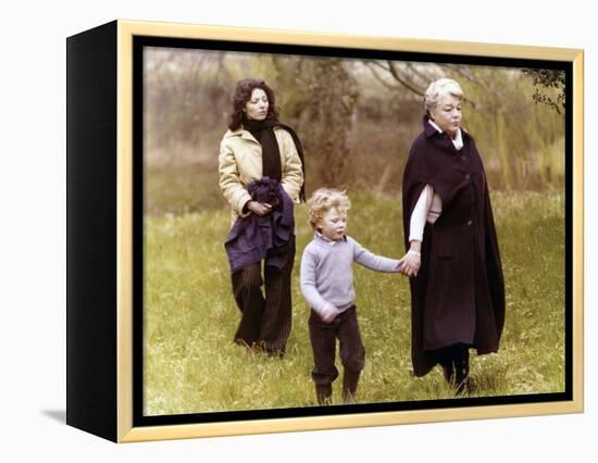 Judith Therpauve by PatriceChereau with Simone Signoret, 1978 (photo)-null-Framed Stretched Canvas