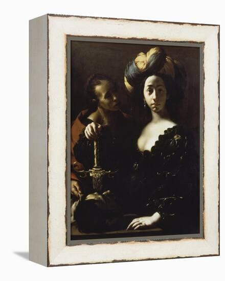 Judith with Head of Holofernes, 1630-1635-Francesco Cairo-Framed Premier Image Canvas