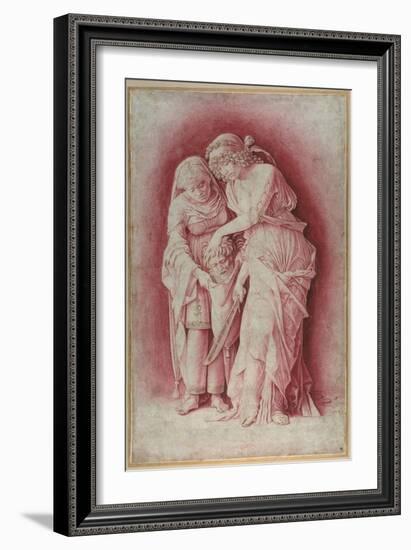 Judith with the Head of Holofernes, after Andrea Mantegna-Andrea Mantegna-Framed Giclee Print