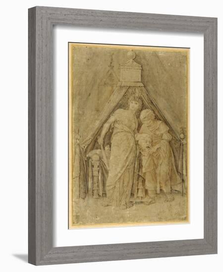 Judith with the Head of Holofernes, after Mantegna-Andrea Mantegna-Framed Giclee Print