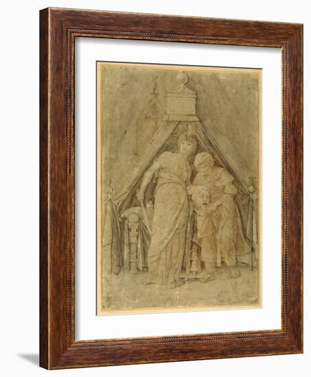 Judith with the Head of Holofernes, after Mantegna-Andrea Mantegna-Framed Giclee Print
