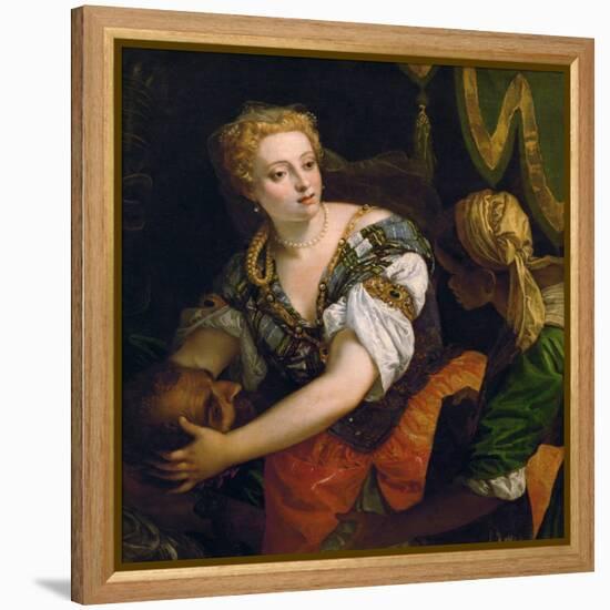 Judith with the Head of Holofernes, C. 1580-Paolo Veronese-Framed Premier Image Canvas