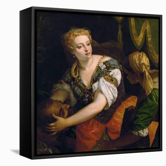 Judith with the Head of Holofernes, C. 1580-Paolo Veronese-Framed Premier Image Canvas