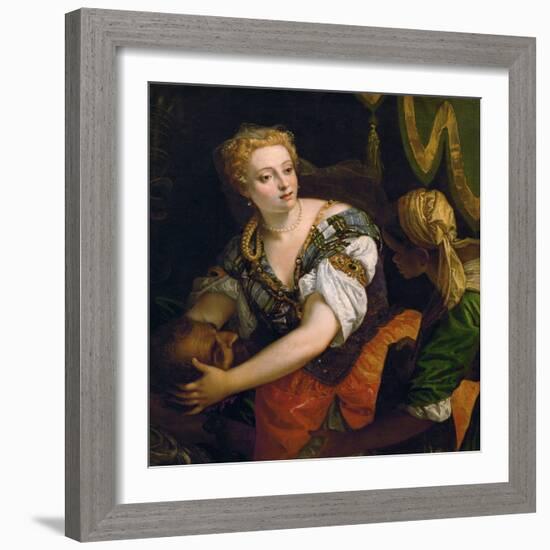 Judith with the Head of Holofernes, C. 1580-Paolo Veronese-Framed Giclee Print