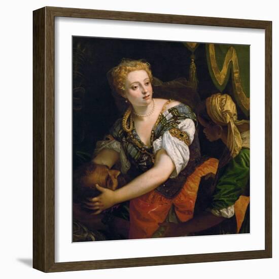 Judith with the Head of Holofernes, C. 1580-Paolo Veronese-Framed Giclee Print