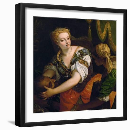 Judith with the Head of Holofernes, C. 1580-Paolo Veronese-Framed Giclee Print