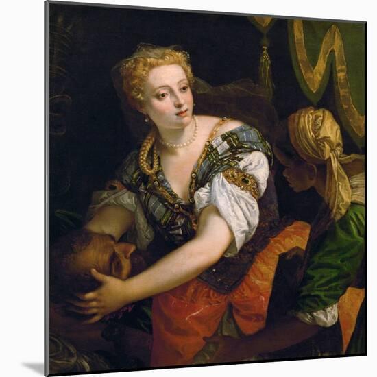 Judith with the Head of Holofernes, C. 1580-Paolo Veronese-Mounted Giclee Print