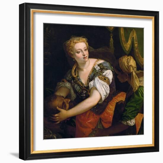 Judith with the Head of Holofernes, C. 1580-Paolo Veronese-Framed Giclee Print