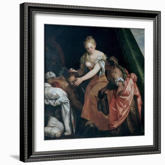 Judith with the Head of Holofernes, C. 1580-Paolo Veronese-Framed Giclee Print