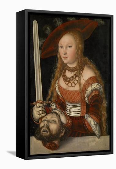 Judith with the Head of Holofernes, Ca 1530-Lucas Cranach the Elder-Framed Premier Image Canvas