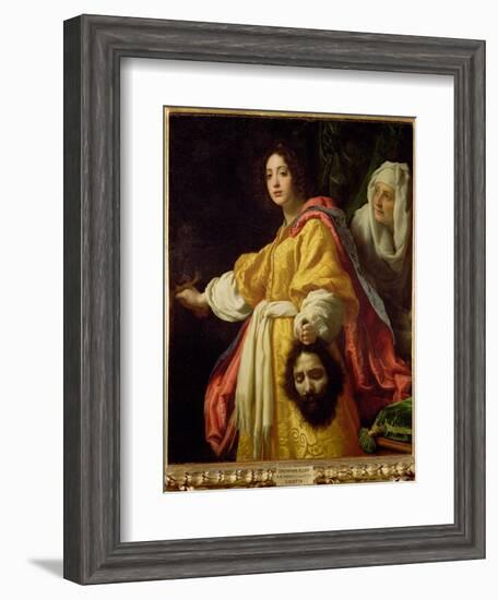 Judith with the Head of Holofernes, circa 1615-Cristofano Allori-Framed Giclee Print