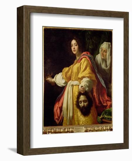 Judith with the Head of Holofernes, circa 1615-Cristofano Allori-Framed Giclee Print