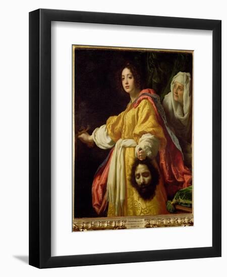 Judith with the Head of Holofernes, circa 1615-Cristofano Allori-Framed Giclee Print