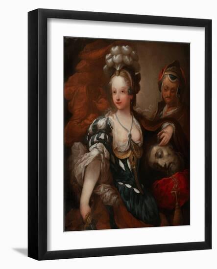 Judith with the Head of Holofernes, Mid of the 18th C-Alexis Grimou-Framed Giclee Print