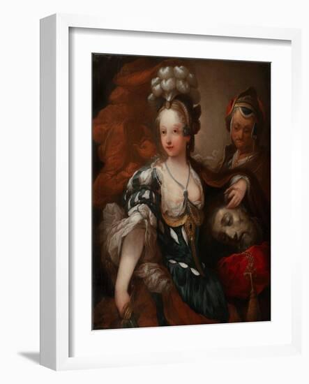 Judith with the Head of Holofernes, Mid of the 18th C-Alexis Grimou-Framed Giclee Print