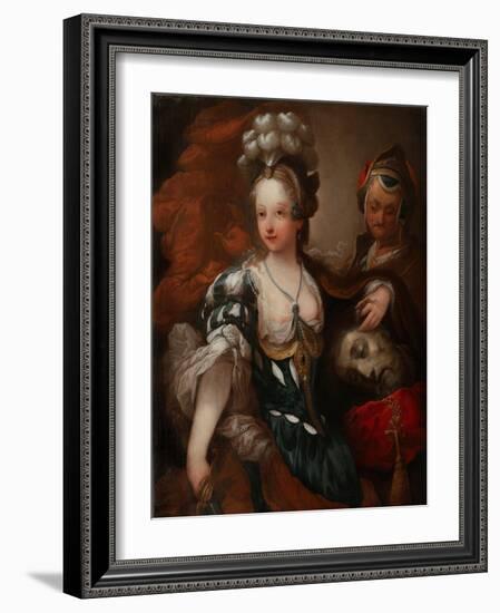 Judith with the Head of Holofernes, Mid of the 18th C-Alexis Grimou-Framed Giclee Print