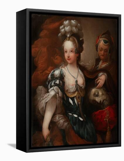 Judith with the Head of Holofernes, Mid of the 18th C-Alexis Grimou-Framed Premier Image Canvas