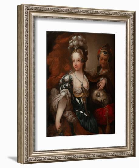 Judith with the Head of Holofernes, Mid of the 18th C-Alexis Grimou-Framed Giclee Print