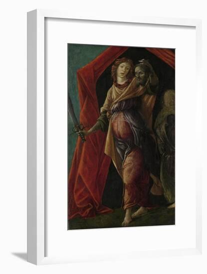 Judith with the Head of Holofernes, Sandro Botticelli-Sandro Botticelli-Framed Premium Giclee Print