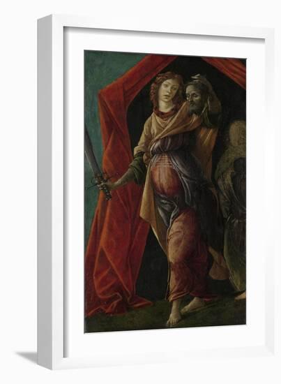 Judith with the Head of Holofernes, Sandro Botticelli-Sandro Botticelli-Framed Premium Giclee Print