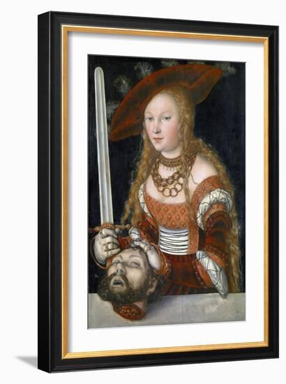 Judith with the Head of Holofernes-Lucas Cranach the Elder-Framed Giclee Print