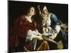 Judith with the Head of Holofernes-Artemisia Gentileschi-Mounted Giclee Print