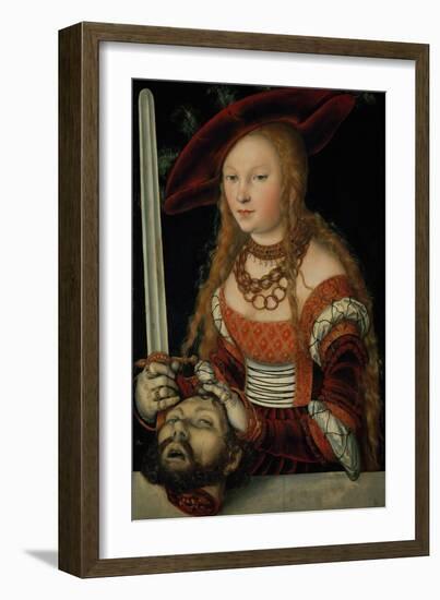 Judith with the Head of Holofernes-Lucas Cranach the Elder-Framed Giclee Print