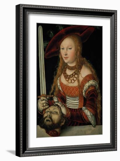 Judith with the Head of Holofernes-Lucas Cranach the Elder-Framed Giclee Print