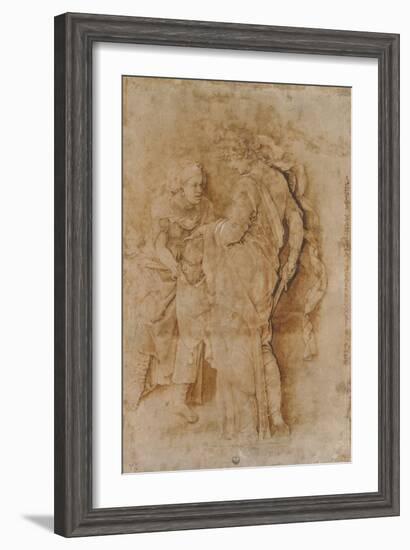 Judith with the Head of Holofernes-Andrea Mantegna-Framed Art Print