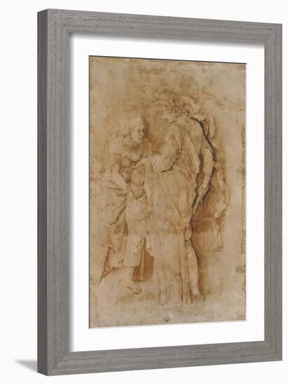 Judith with the Head of Holofernes-Andrea Mantegna-Framed Art Print