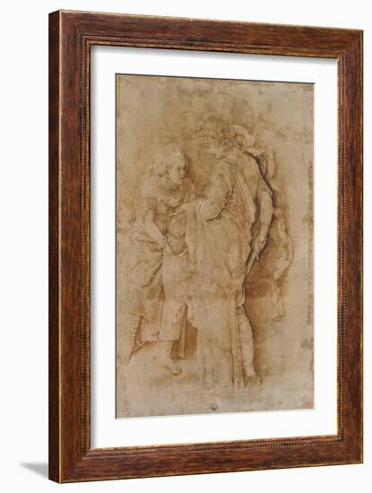 Judith with the Head of Holofernes-Andrea Mantegna-Framed Art Print