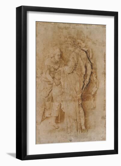 Judith with the Head of Holofernes-Andrea Mantegna-Framed Art Print