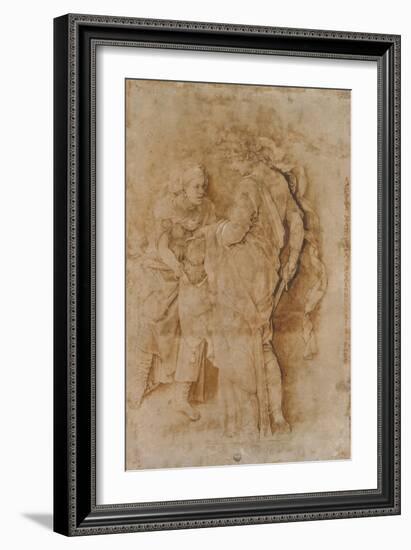 Judith with the Head of Holofernes-Andrea Mantegna-Framed Art Print