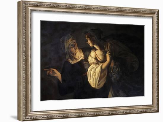 Judith with the Head of Holofernes-Gerard Seghers-Framed Giclee Print
