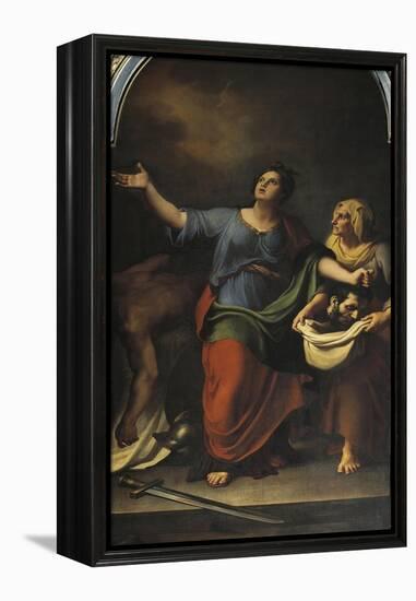 Judith with the Head of Holofernes-Vincenzo Camuccini-Framed Premier Image Canvas