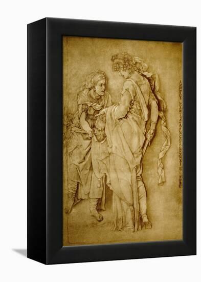 Judith with the Head of Holofernes-Andrea Mantegna-Framed Premier Image Canvas