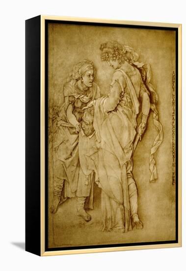 Judith with the Head of Holofernes-Andrea Mantegna-Framed Premier Image Canvas