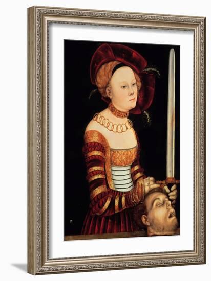 Judith-Lucas Cranach the Elder-Framed Giclee Print