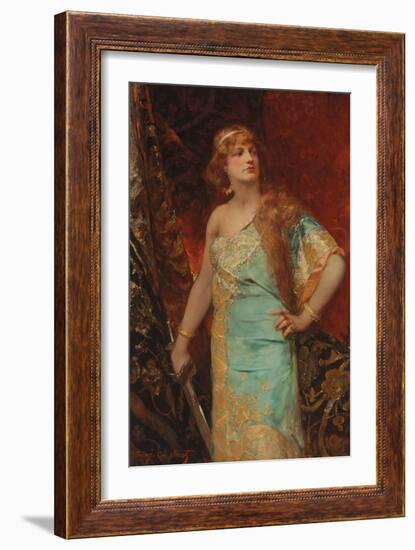 Judith-Jean Joseph Benjamin Constant-Framed Giclee Print