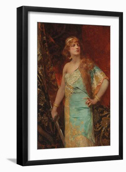 Judith-Jean Joseph Benjamin Constant-Framed Giclee Print