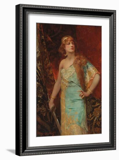 Judith-Jean Joseph Benjamin Constant-Framed Giclee Print