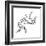 Judo Pictogram On White Background-seiksoon-Framed Art Print
