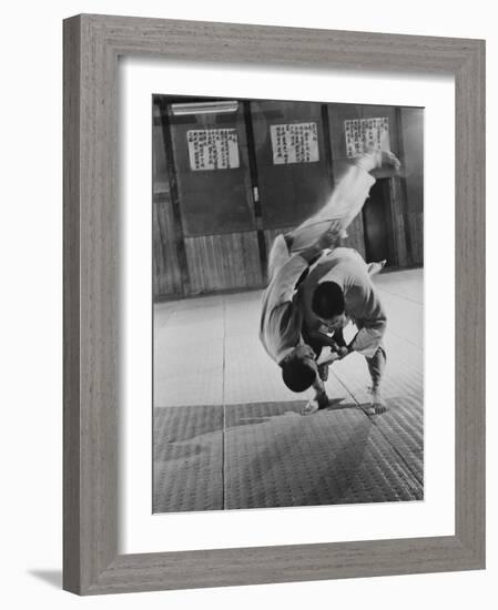 Judo Practice in Japan-Larry Burrows-Framed Photographic Print