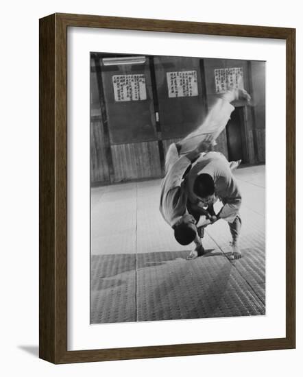 Judo Practice in Japan-Larry Burrows-Framed Photographic Print