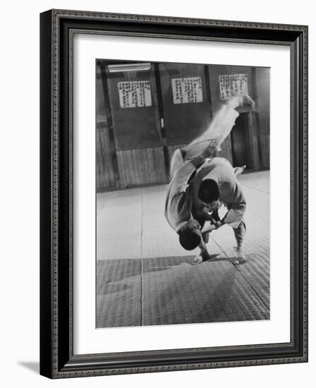 Judo Practice in Japan-Larry Burrows-Framed Photographic Print