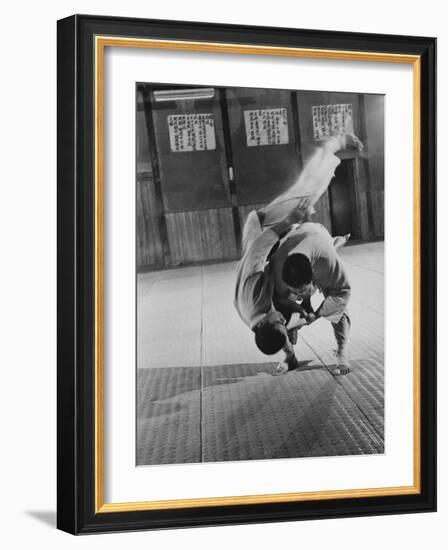 Judo Practice in Japan-Larry Burrows-Framed Photographic Print