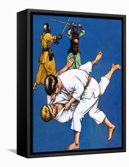 Judo-Pat Nicolle-Framed Premier Image Canvas