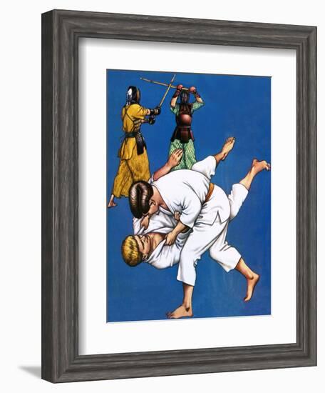 Judo-Pat Nicolle-Framed Giclee Print