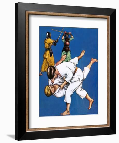 Judo-Pat Nicolle-Framed Giclee Print