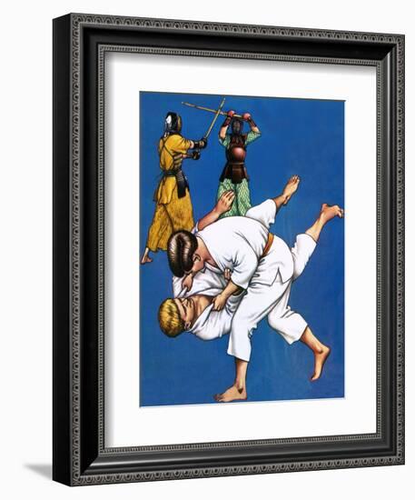 Judo-Pat Nicolle-Framed Giclee Print